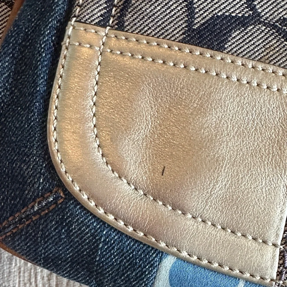 Coach Patchwork Shoulder Tote RARE - Picture 12 of 16